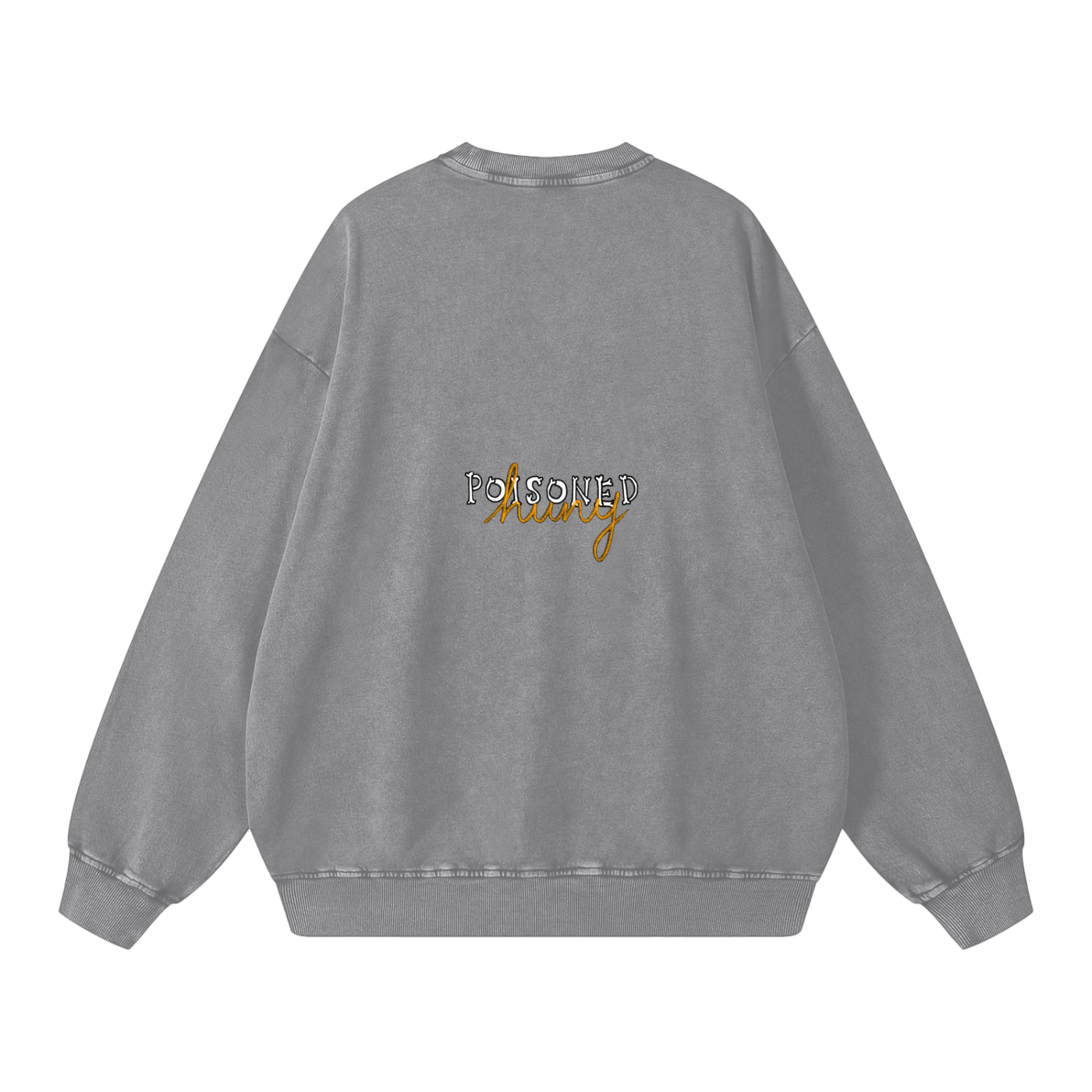 He doesn’t even go here Acid Wash Oversize Sweatshirt - 360 GSM