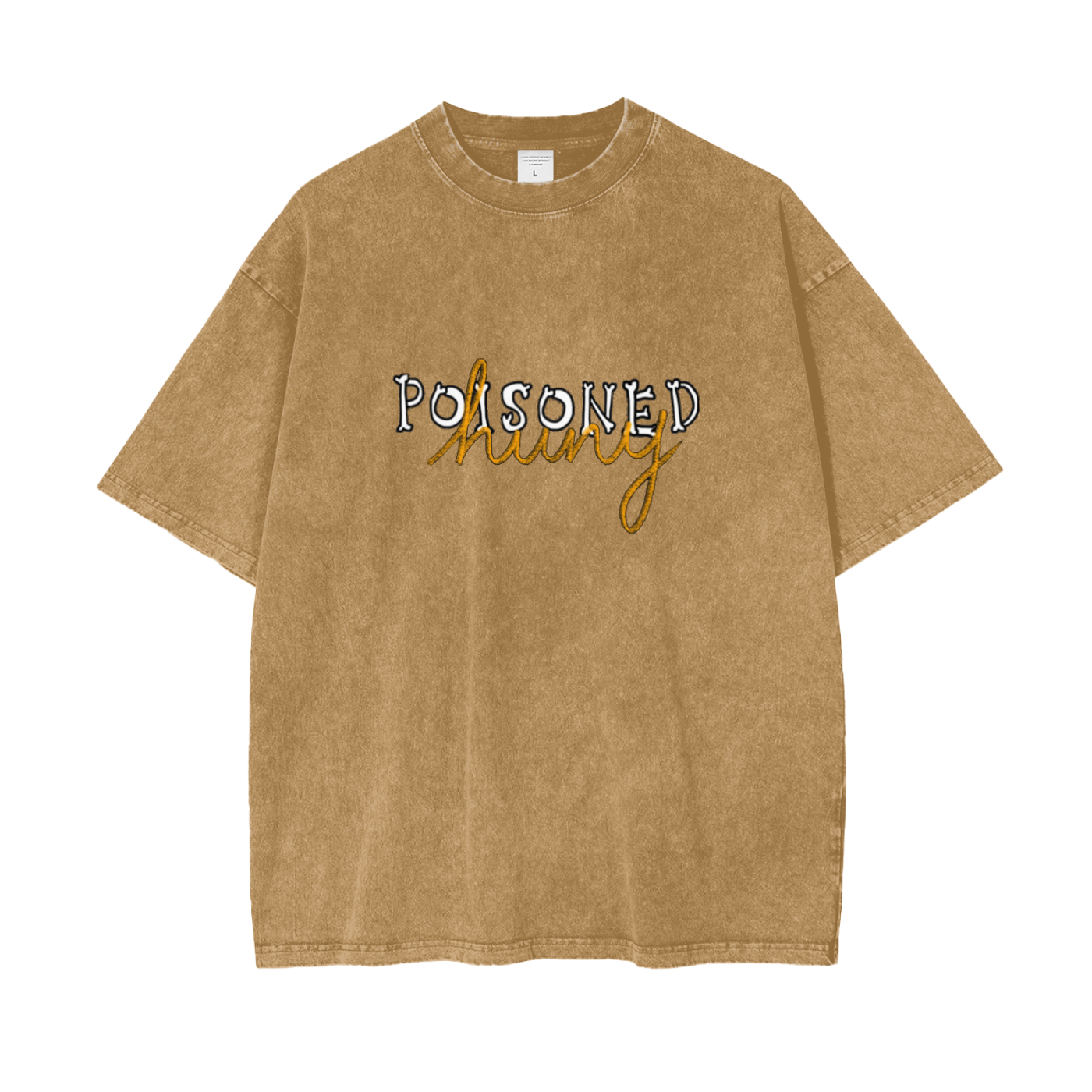 Brand logo Oversize Snow Washed T-Shirt