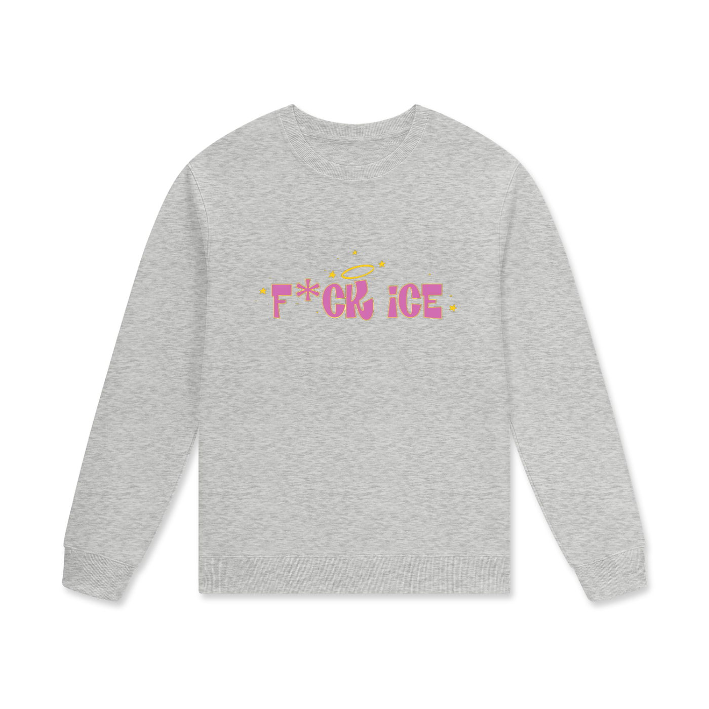 ‘F*ck ice’ Streetwear Unisex Cotton Pullover
