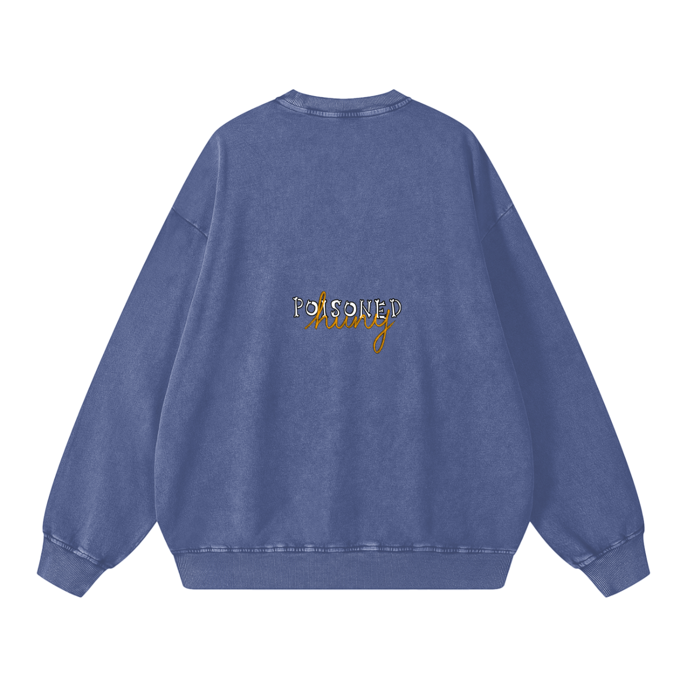 He doesn’t even go here Acid Wash Oversize Sweatshirt - 360 GSM