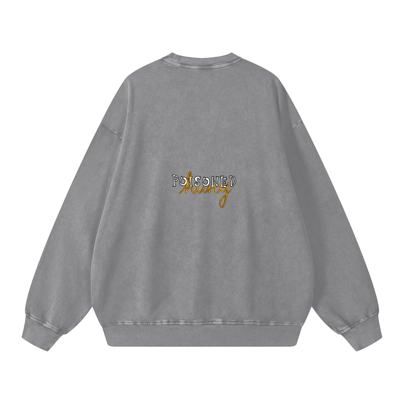 ‘Huny dipper’ Acid Wash Oversize Sweatshirt - 360 GSM