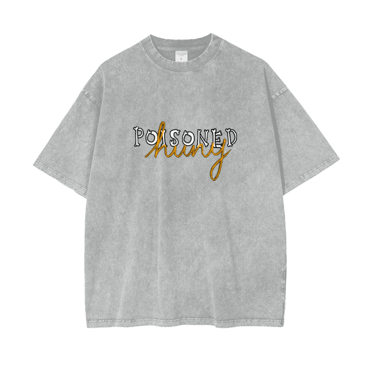 Brand logo Oversize Snow Washed T-Shirt