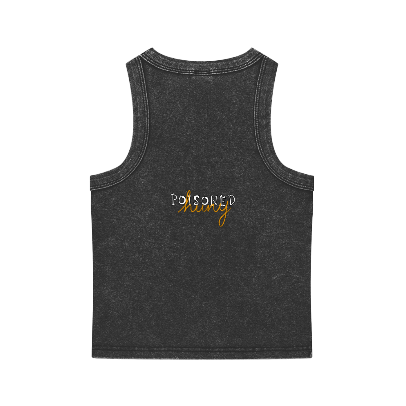 ‘Eat the rich’ Snow Washed Tank Top