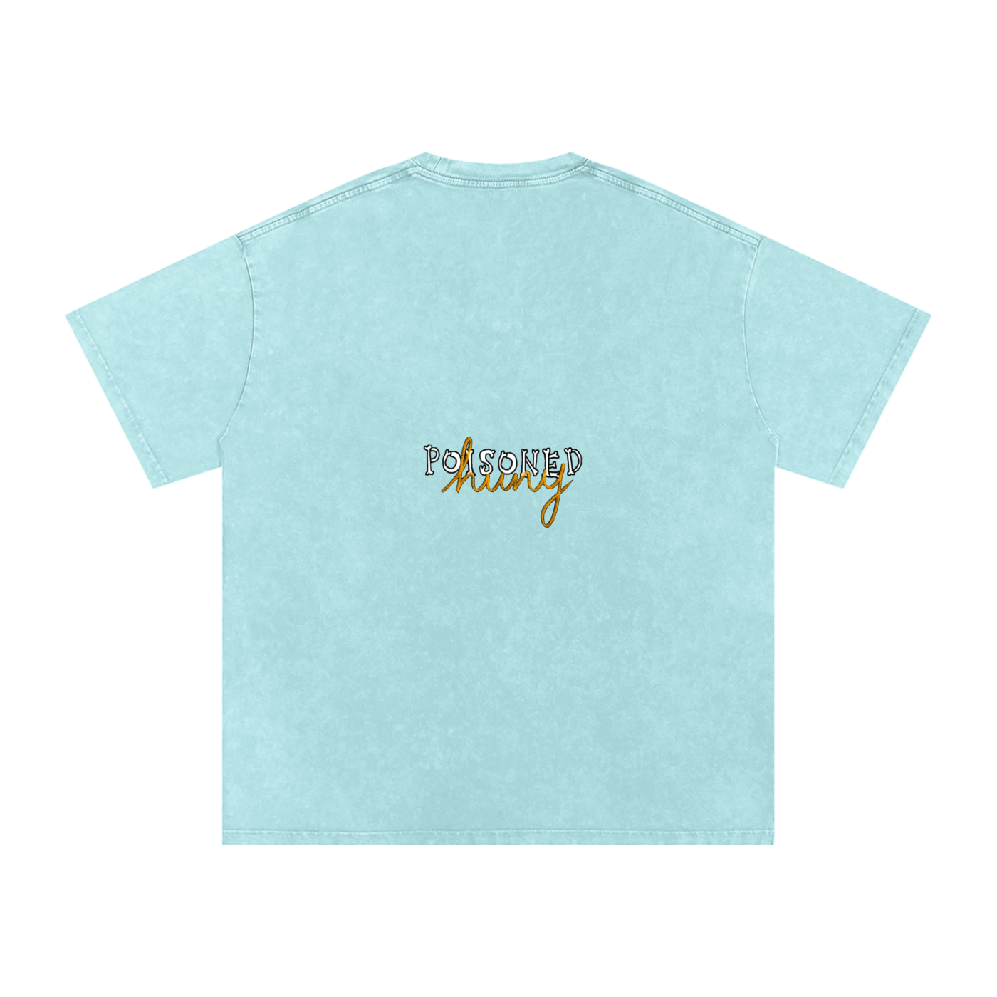 ‘Smile’ Snow Washed Oversized Cotton T-Shirt