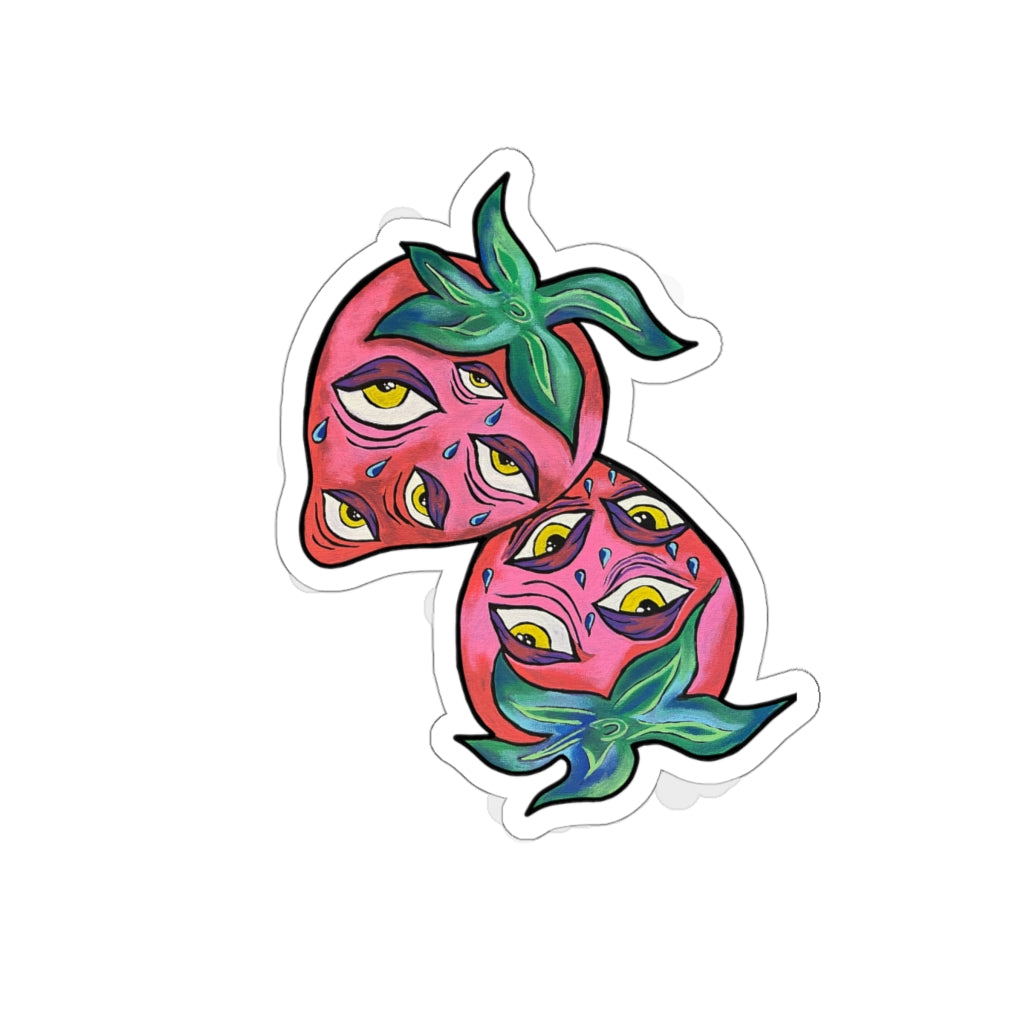 Berry vision Kiss-Cut Stickers